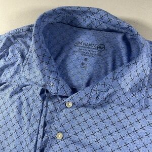 Vineyard Vines Polo Shirt Mens M Jim Nantz BRRR Golf Performance Stretch AOP